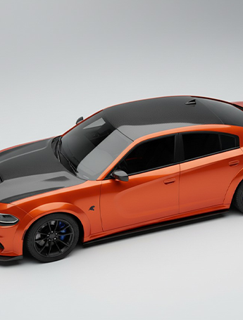 Full color change vehicle wrap example