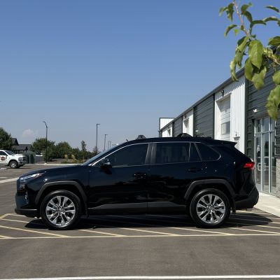2025 Toyota RAV4 with carbon tint, after photo 2