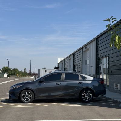 2023 Kia Forte with ceramic tint, after photo 2