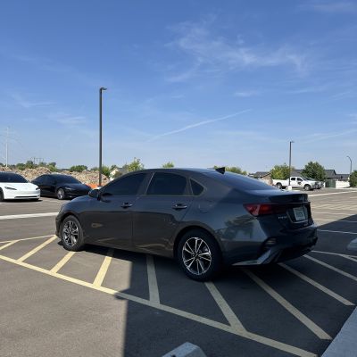 2023 Kia Forte with ceramic tint, after photo 3