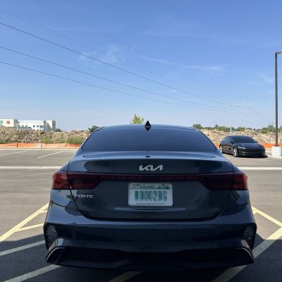 2023 Kia Forte with ceramic tint, after photo 4