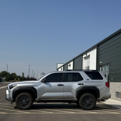2025 Toyota 4-Runner with ceramic tint, after photo 2