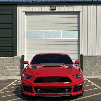 2015 Ford Mustang with ceramic tint, after photo 5