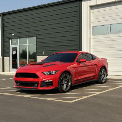 2015 Ford Mustang with ceramic tint, after photo 1