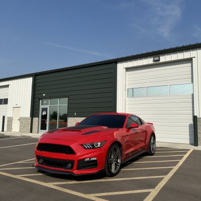 2015 Ford Mustang with ceramic tint, after photo 2