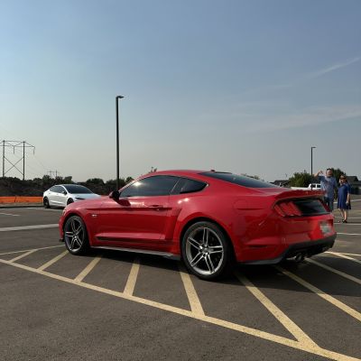 2015 Ford Mustang with ceramic tint, after photo 4