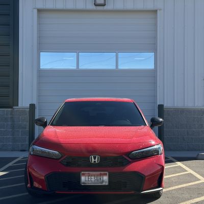 2025 Honda Civic with ceramic tint, after photo 5