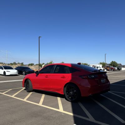 2025 Honda Civic with ceramic tint, after photo 3