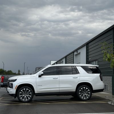 2025 Chevrolet Tahoe with ceramic tint, after photo 3