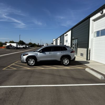 2025 Toyota Corolla Cross with ceramic tint, after photo 2