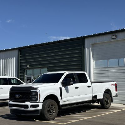 2025 Ford F-350 with ceramic tint, after photo 1