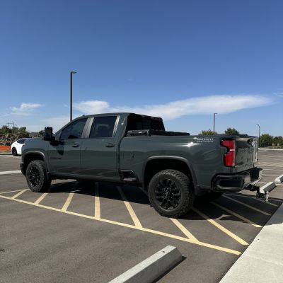 2025 Chevrolet Silverado with carbon tint, after photo 3