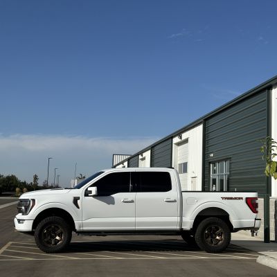 2022 Ford F-150 with ceramic tint, after photo 2