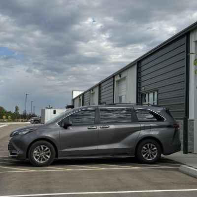 2023 Toyota Sienna with ceramic tint, after photo 2