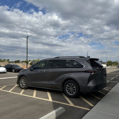 2023 Toyota Sienna with ceramic tint, after photo 3
