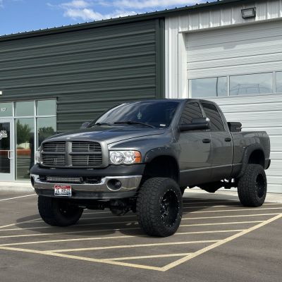 2005 RAM 2500 went dark and cold with ceramic and windshield tint