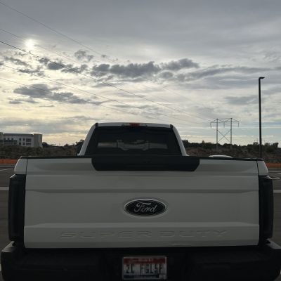 2017 Ford F-350 with ceramic tint, after photo 4