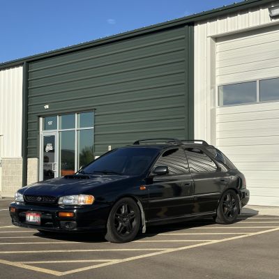 1999 Subaru Impreza with ceramic tint, after photo 1