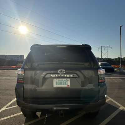 2019 Toyota 4Runner with ceramic tint, after photo 4