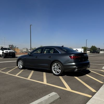 2021 Audi A4 before tint, before photo 3
