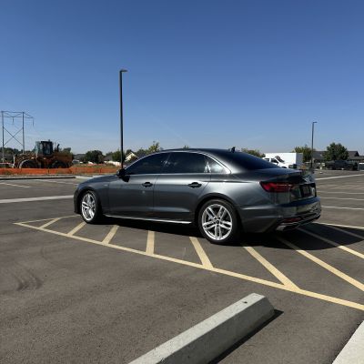 2021 Audi A4 with carbon tint, after photo 3