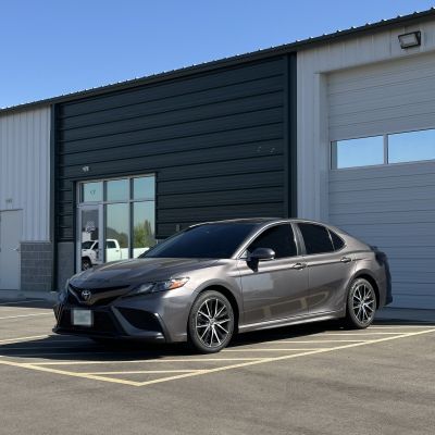 2022 Toyota Camry with ceramic tint, after photo 1