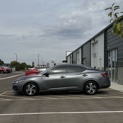 2023 Nissan Sentra with carbon tint, after photo 1