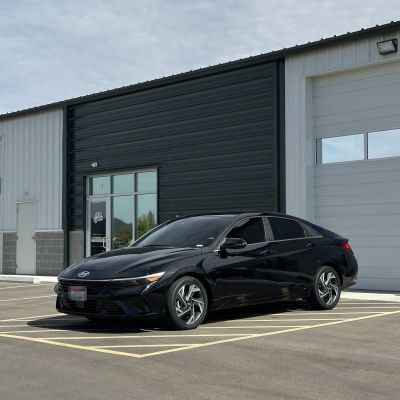 2025 Hyundai Elantra wrapped in ceramic tint