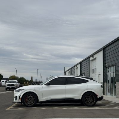 2025 Ford Mustang Mach-E with ceramic tint, after photo 2