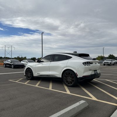 2025 Ford Mustang Mach-E with ceramic tint, after photo 3