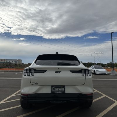 2025 Ford Mustang Mach-E with ceramic tint, after photo 4