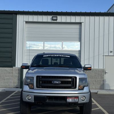 2014 Ford F-150 with ceramic tint, after photo 2