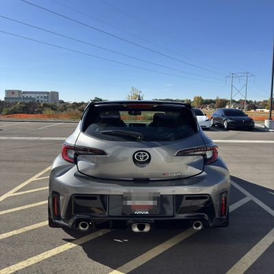 2025 Toyota GR Corolla before tint, before photo 4