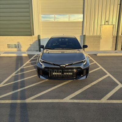 2025 Toyota GR Corolla with carbon & ceramic tint, after photo 2