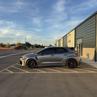 2025 Toyota GR Corolla with carbon & ceramic tint, after photo 3