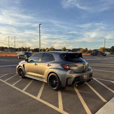 2025 Toyota GR Corolla with carbon & ceramic tint, after photo 4