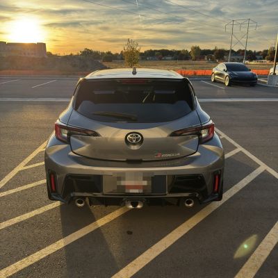 2025 Toyota GR Corolla with carbon & ceramic tint, after photo 5