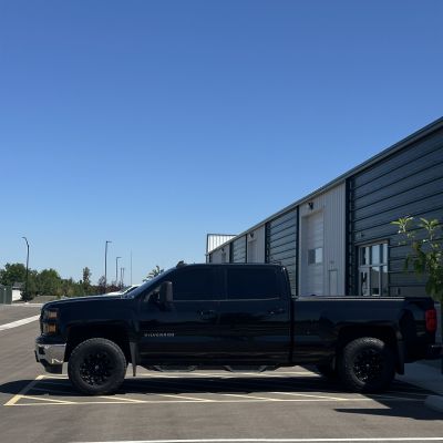 2015 Chevrolet Silverado with ceramic tint, after photo 1