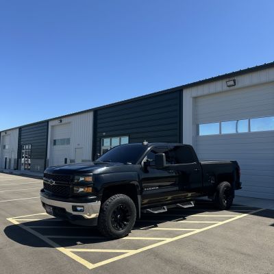 2015 Chevrolet Silverado with ceramic tint, after photo 2