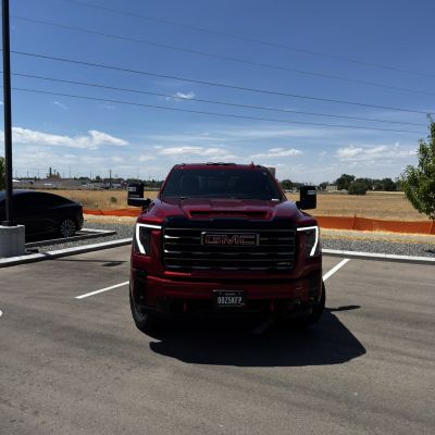 2026 GMC Sierra HD with ceramic tint, after photo 2