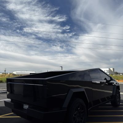 2026 Tesla Cybertruck with ceramic tint, after photo 6