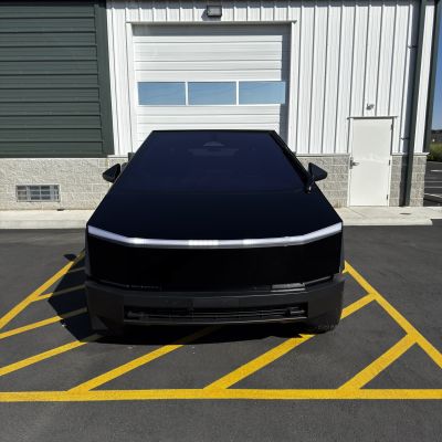 2026 Tesla Cybertruck with ceramic tint, after photo 1