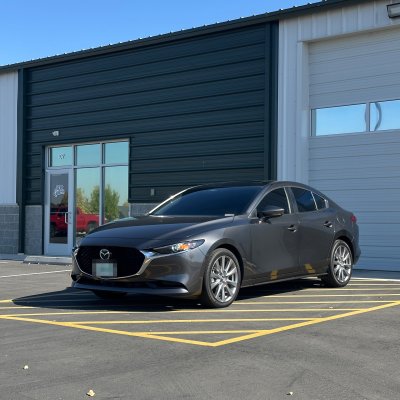 2026 Mazda Mazda3 with ceramic tint, after photo 1