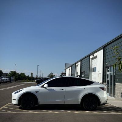 2024 Tesla Model Y with ceramic tint, after photo 2