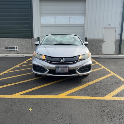 2014 Honda Civic before tint, before photo 1