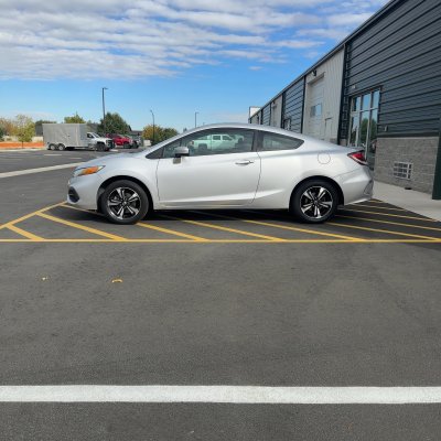 2014 Honda Civic before tint, before photo 3