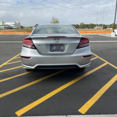 2014 Honda Civic before tint, before photo 5