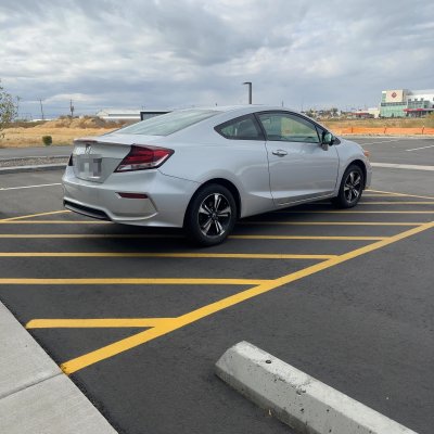 2014 Honda Civic before tint, before photo 6