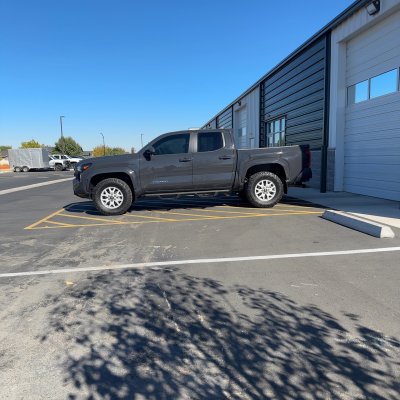 2024 Toyota Tacoma with ceramic tint, after photo 3