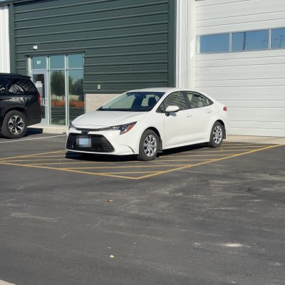 2026 Toyota Corolla before tint, before photo 1